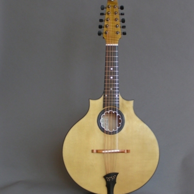 Kai's Work : <p>Flat top “medieval” Cittern, flat top raised ebony rosette with parchment “ruff”</p>

<p> </p>

